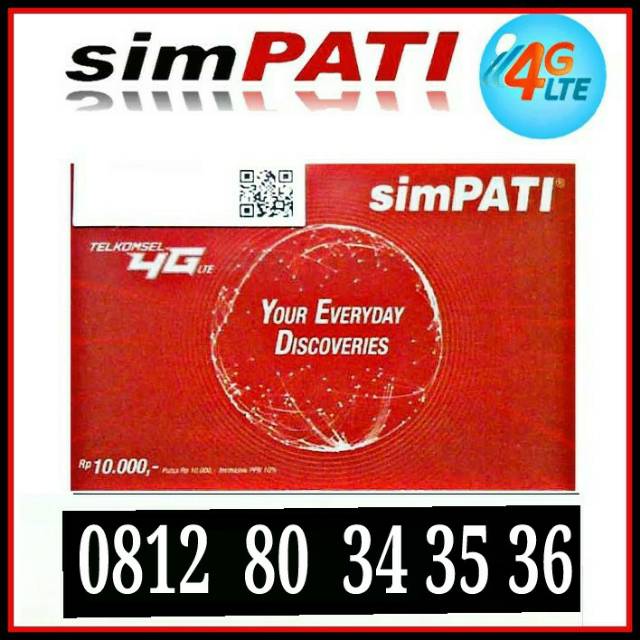 Kartu perdana kartu Hp Nomor Cantik Sim card Telkomsel Simpati 4G Murah