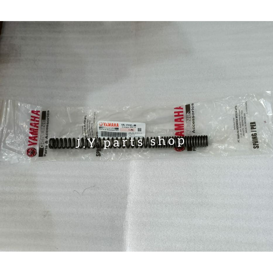 SPRING FRONT FORK PER AS SHOCK SHOK SOK DEPAN MIO LAMA SPORTY 2004-2007 ORIGINAL YGP 5TL-F3141-00