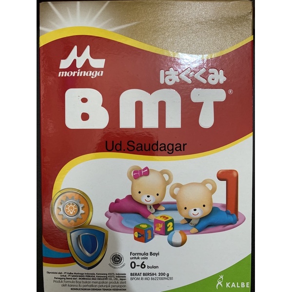 Morinaga BMT 200Gr Susu Formula Bayi Umur 0-6 Bulan