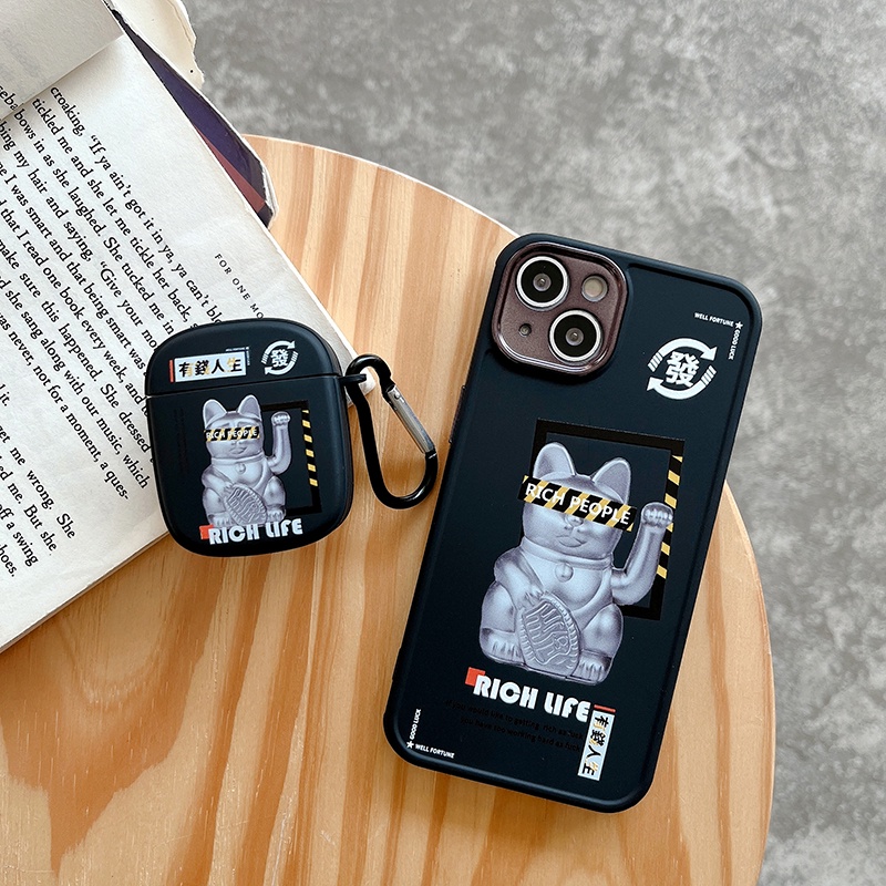 Case Iphone transparan pola awan Fungsi perlindungan lensauntuk Iphone seri