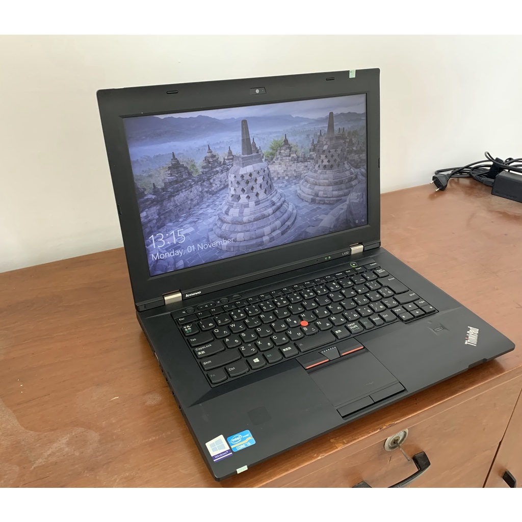 Laptop-Murah-Lenovo Thinkpad-L430-Corei5Gen3-Ram4G-SSD128GB-Kamera-DVD-Design-Gaming-Win10-Siap Pakai