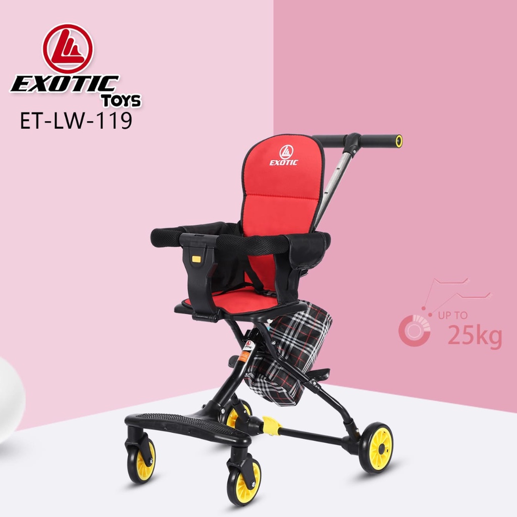 Stroller Kereta Dorong Bayi Travelling Exotic LW 119 / LW119