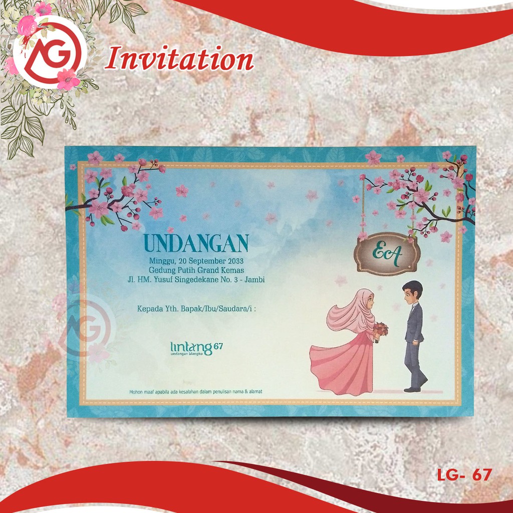 Blanko Undangan Lintang 67