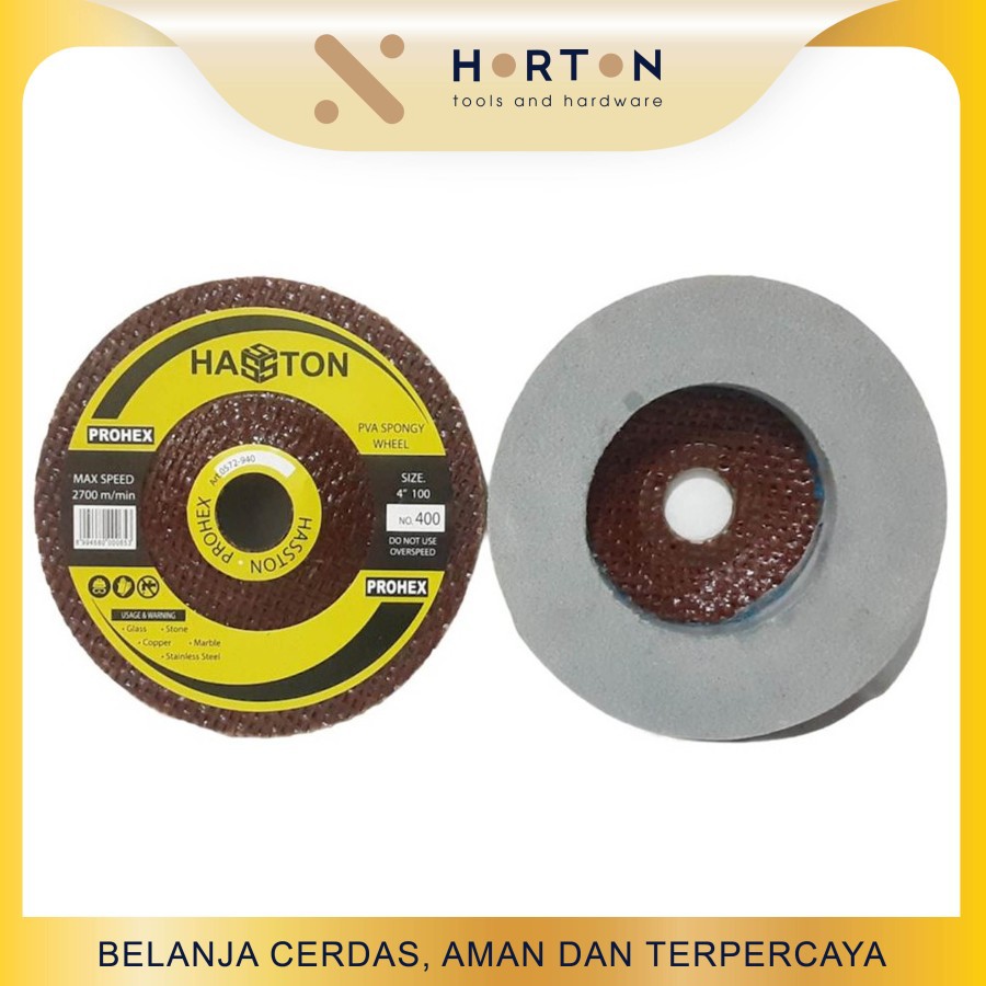 HASSTON PROHEX Batu Sponge 4 INCH / Batu Sponge 4 Inch (0572)