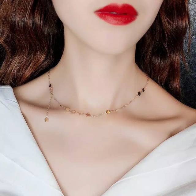 Pentagram necklace model bintang