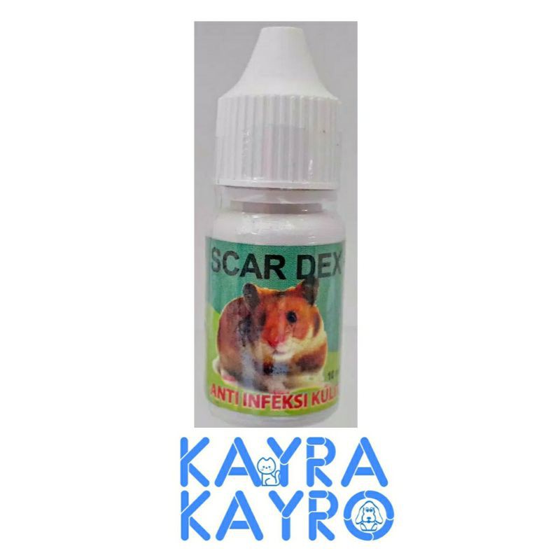 Scar Dex 10 mL - Obat Anti Infeksi Kulit Hamster