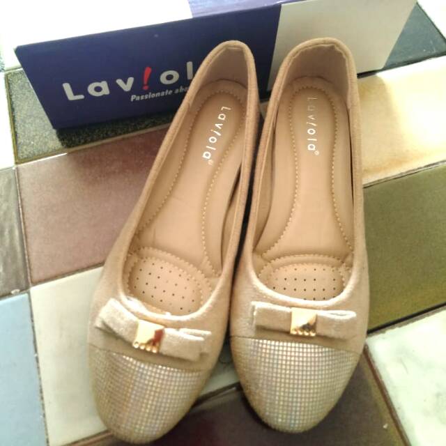 Flat shoes Laviola cream