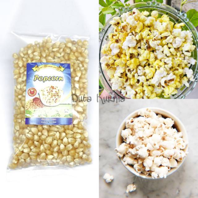 Popcorn Jagung Bahan Pop Corn Brondong Asin Karamel 250 gram BIJI JAGUNG POP CORN