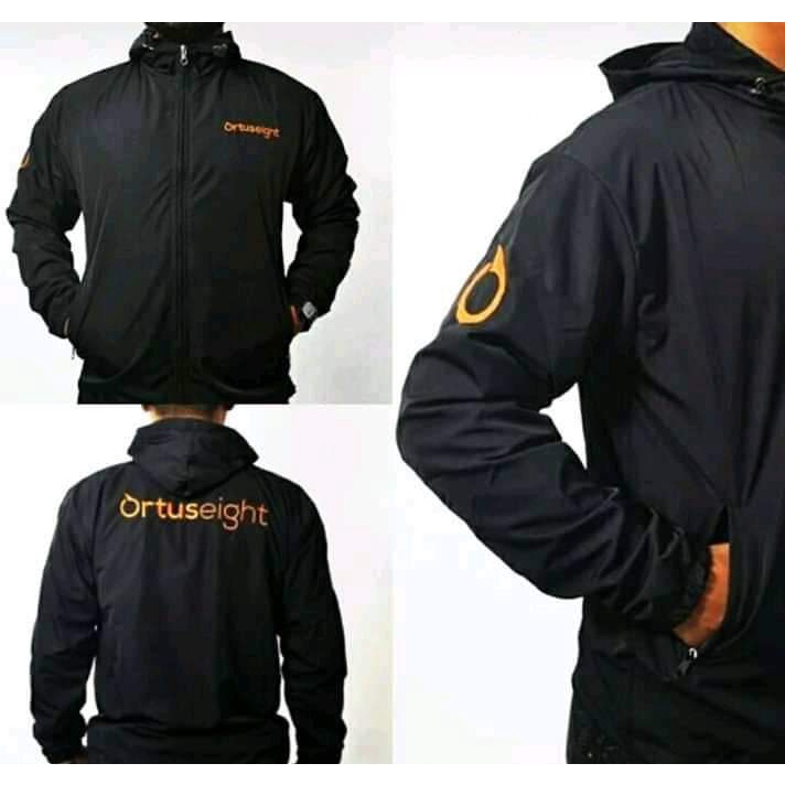 Jaket parasut ortuseight /jaket ortus sport running &amp; casual premium pria