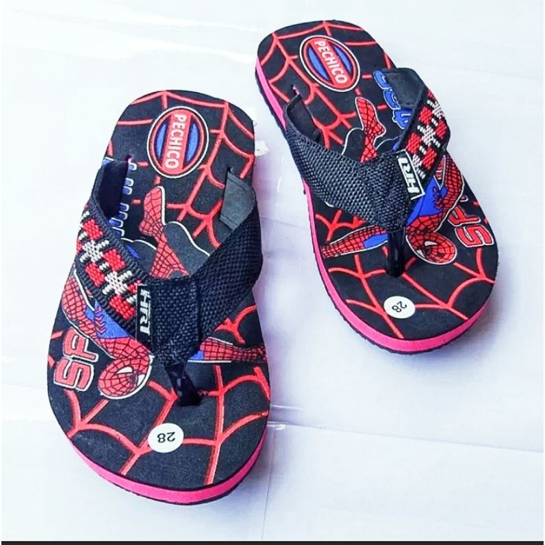 Sendal Karakter Anak Spiderman Spon CREATIVE