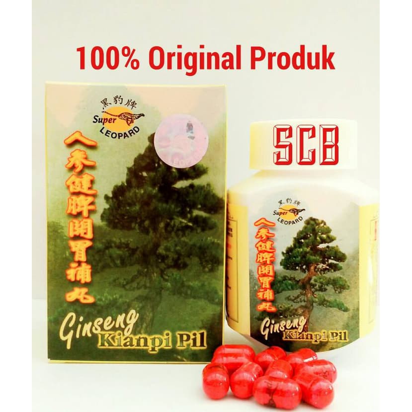 Jual Ginseng Kianpi Pil Super Leopard isi 60 - Obat Nafsu Makan Herbal Stok terbatas