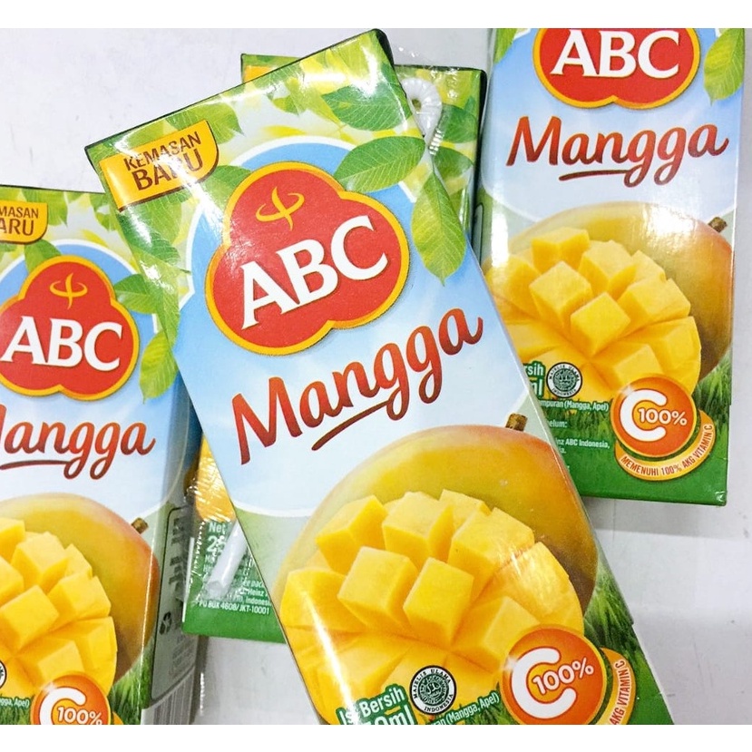 Jus Sari Buah Mangga ABC Mango Juice 250 ml - Kental Sari Buahnya