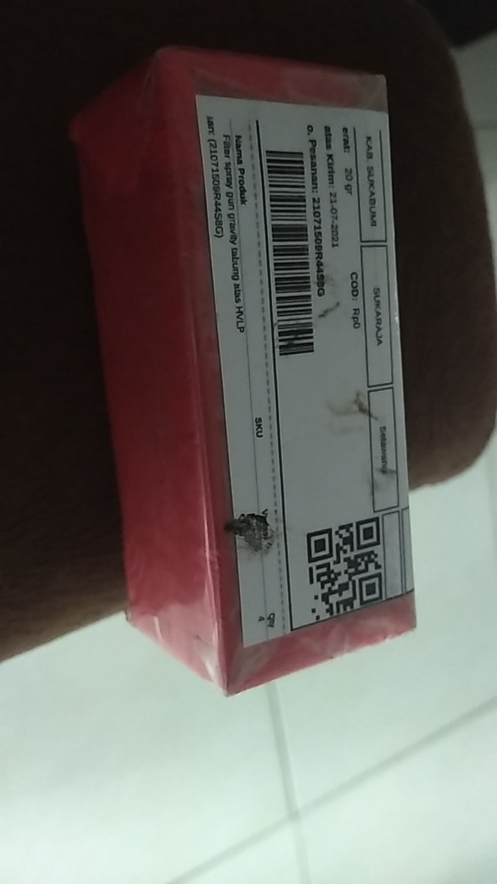 Filter Spray Gun Gravity Tabung Atas Hvlp