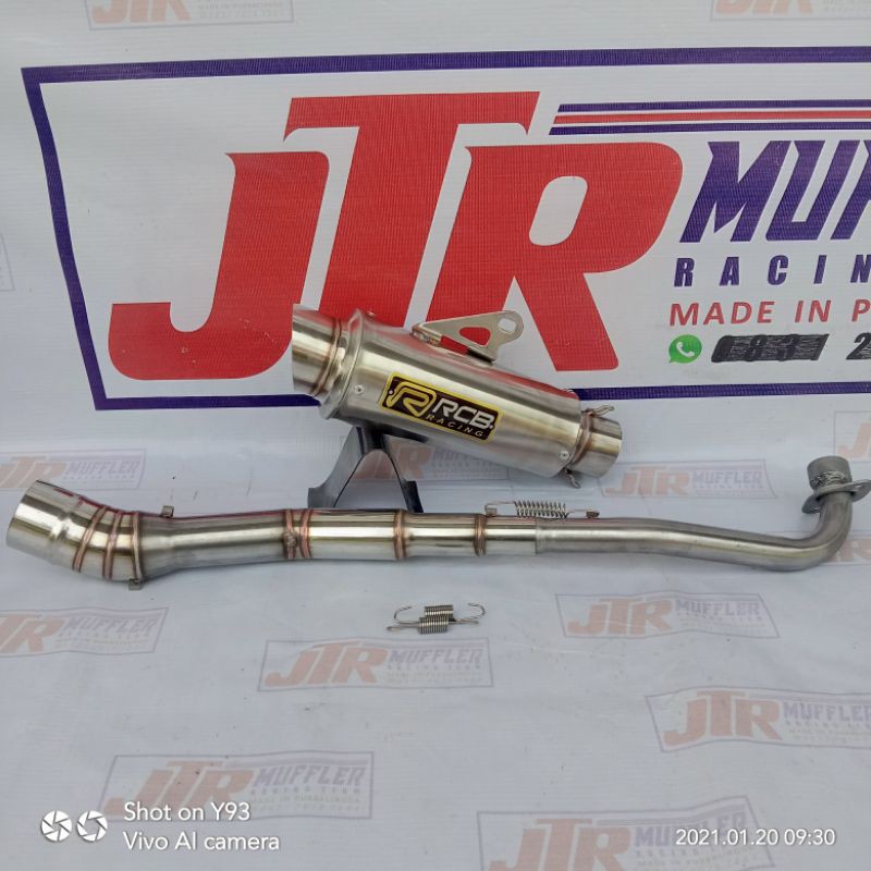 Knalpot Rcb Jupiter Z Z1 Vega R ZR Supra Fit Revo Supra X 125 fi Blade kharisma