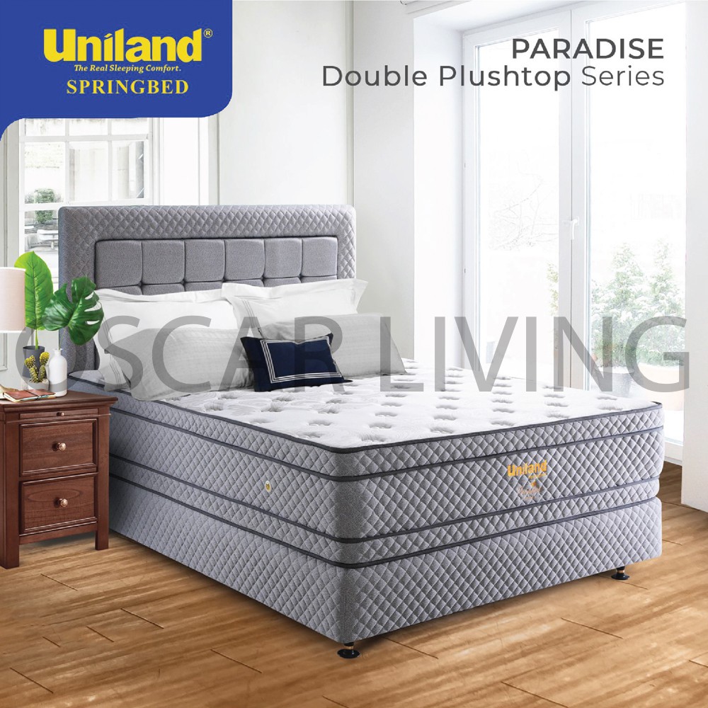 Jual Uniland Paradise Double Plushtop Diamond Dp Kasur Spring Bed Tebal Cm Khusus