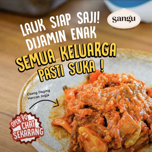 

Sangu Oseng Daging Mercon Jogja