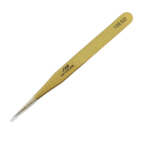 Pinset JYD Gold 11cm Pencapit Lurus 11 cm Tweezer 10 TS ESD