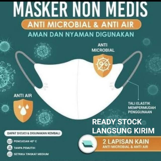 READY MASKER SRITEX NON MEDIS ORIGINAL BISA DICUCI