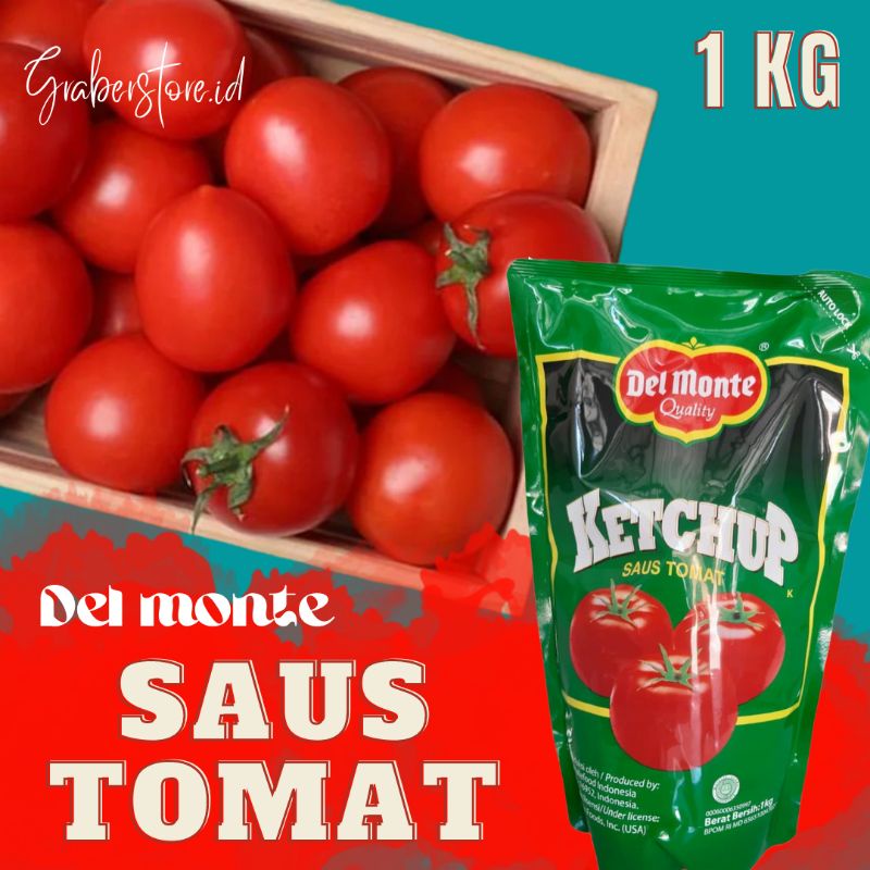 

DELMONTE SAUS TOMAT POUCH 1KG TOMATTO SAUCE