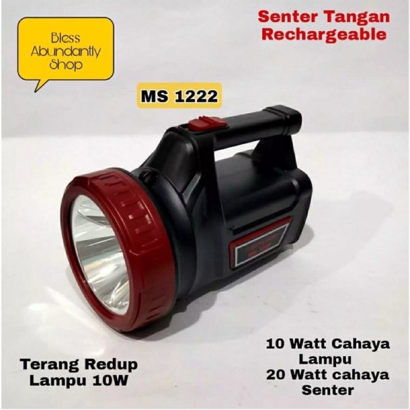 SENTER MITSUYAMA MS-1222 20W - Senter Ronda 20W - Senter Led emergency