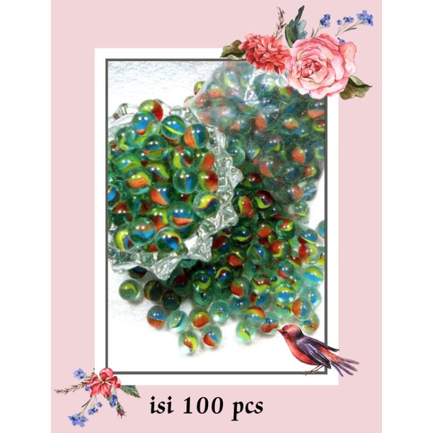 kelereng isi 100 pcs