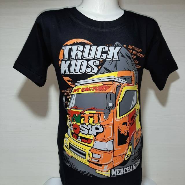 KAOS TRUCK ANTI GOSIP ANAK // KAOS ANAK LAKI LAKI UMUR 1 TAHUN - 6 TAHUN // KAOS TRUCK ANAK