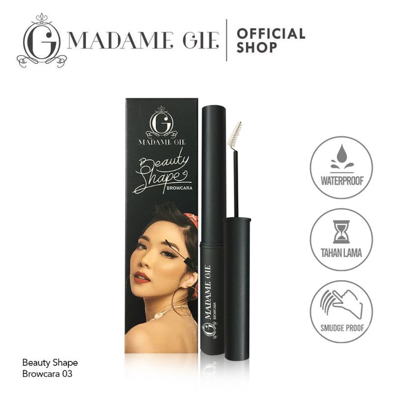 ❤Ayacosmetik❤ Madame Gie Beauty Shap Browcara / Mascara Alis Madam Gie Brow Cara