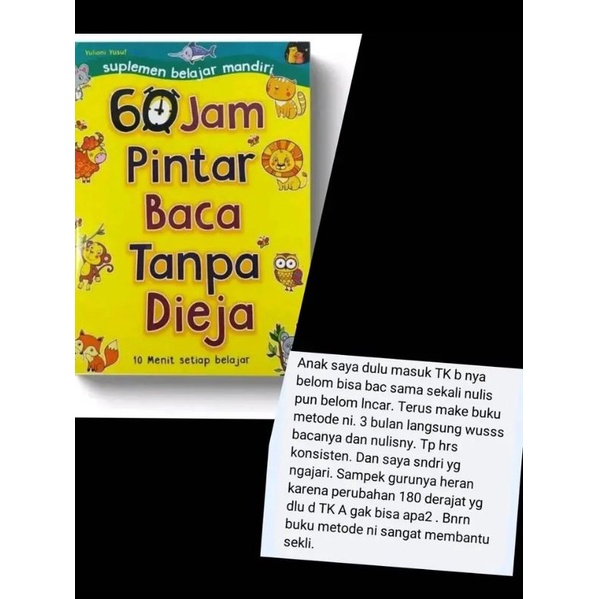 

60 Jam pintar baca tanpa di eja