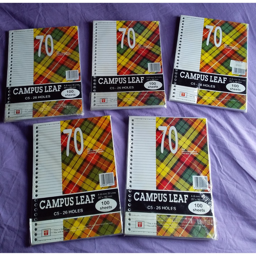 

Tiara Loose Leaf B5 JIS / C5 - 100 Lembar - 70 Gsm