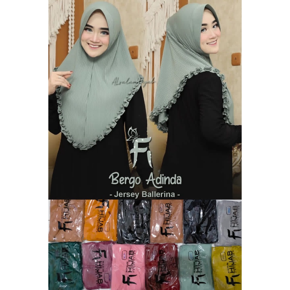 TERBARU HIJAB ORI GOTIK KRIWIL PLISKET ORI BY FI