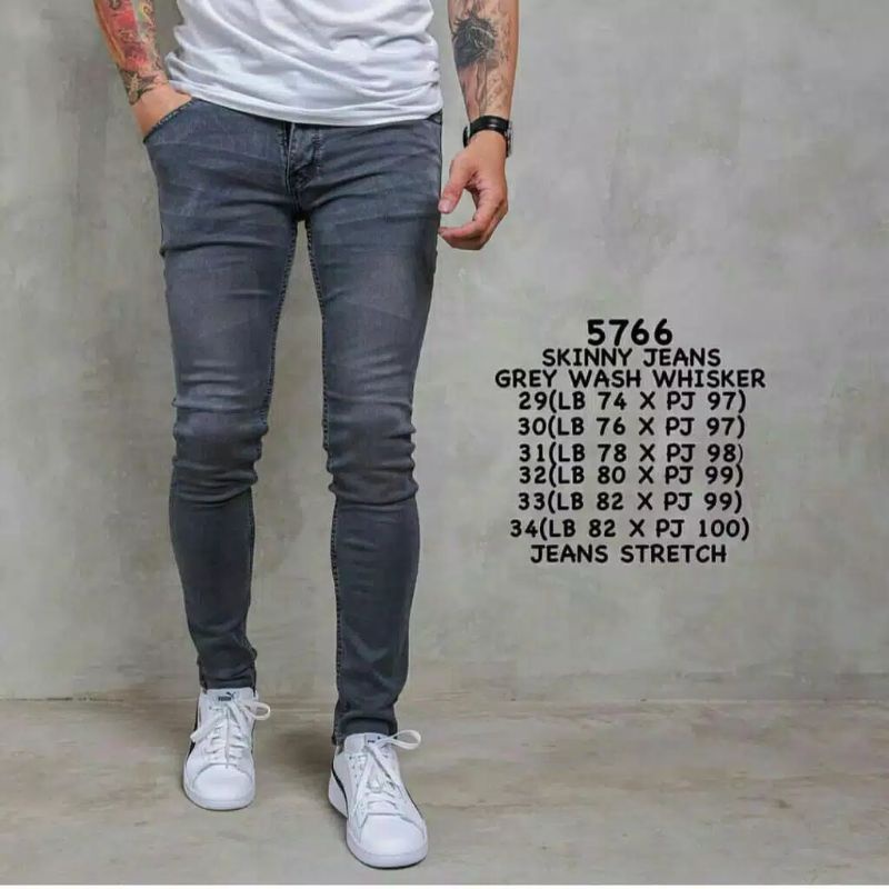 CELANA JEANS PRIA SKINNY PANJANG PULL&amp;BEAR STREACHT JEANS BAWAHAN