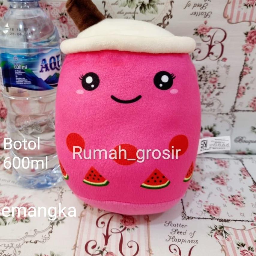 ➹ Boneka Boba Bubble Milk Tea Brown Sugar Ukuran Kecil ☪