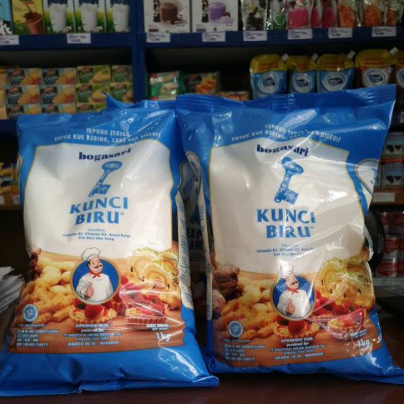 

Tepung Protein Rendah Kunci Biru premium 1kg