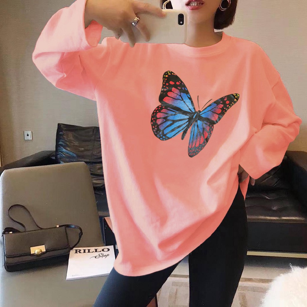 Oversize Longsleeve Butterfly Fit XL (LD 108, PJ 70)