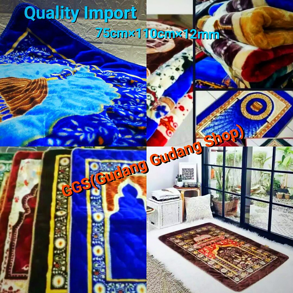 SEJADAH TEBAL DAN EMPUK SAJADAH SHOLAT PREMIUM SEJADAH TIDAK LICIN IMPORT QUILTING TERBARU