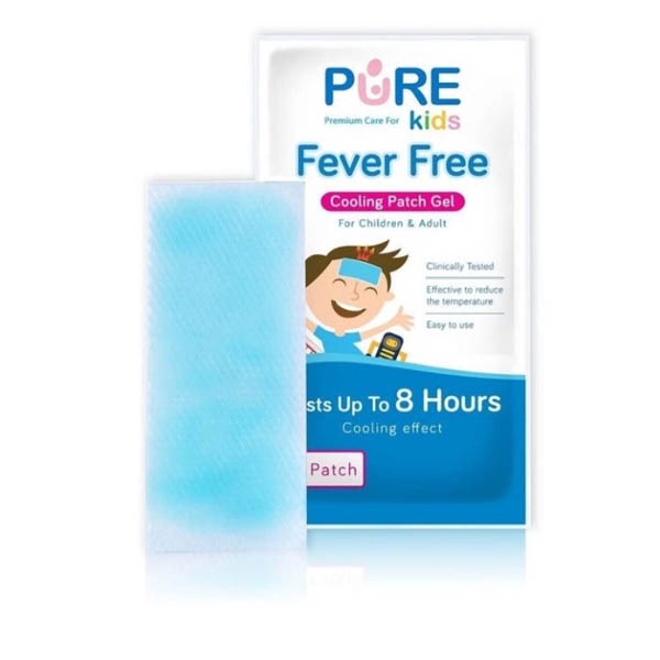 [PER 1 PATCH] Pure baby Obat Demam Anak / Bayi pure kids fever free | Pereda Demam Anak 1 patch_Cerianti