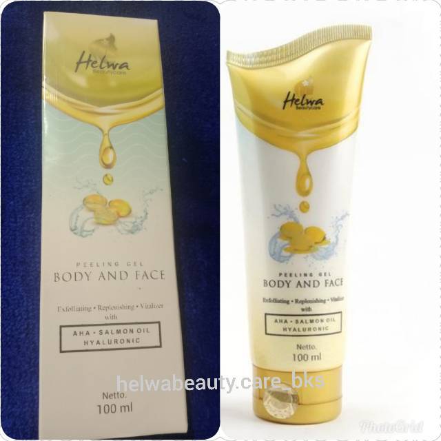 peeling gel body and face helwa