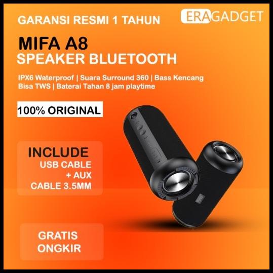 Mifa A8 Tws Bluetooth Speaker Portable Waterproof Ipx7