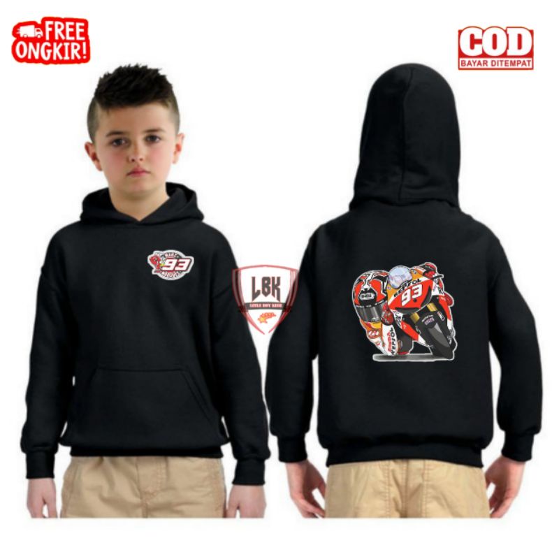 JAKET SWEATER HOODIE ANAK MARC MARQUEZ