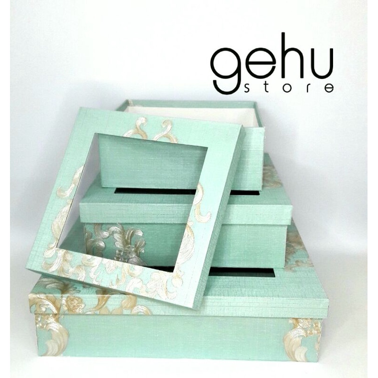 

Kotak Hantaran 1 Set 3 Box