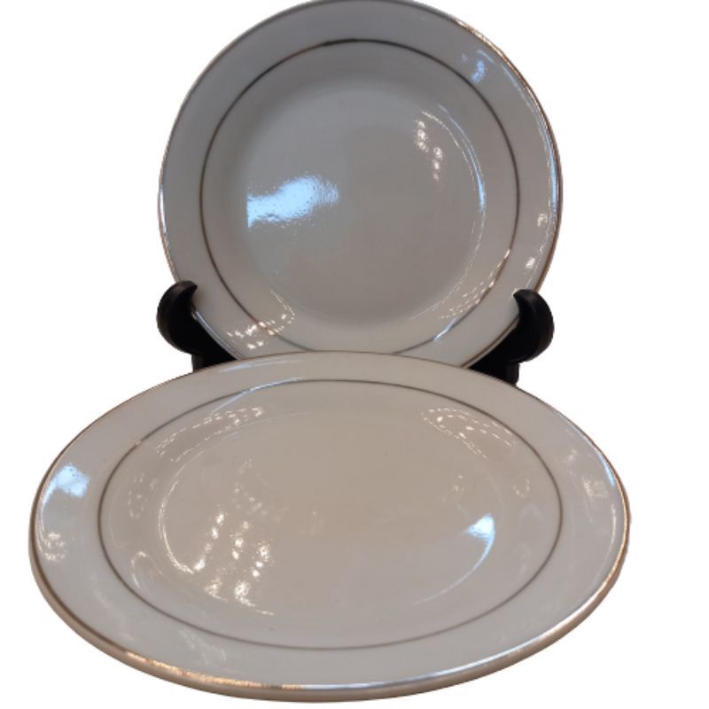 PIRING KERAMIK KECIL LIST EMAS 5,7"/ PISIN/ PIRING SAMBAL/ PIRING PISIN KECIL