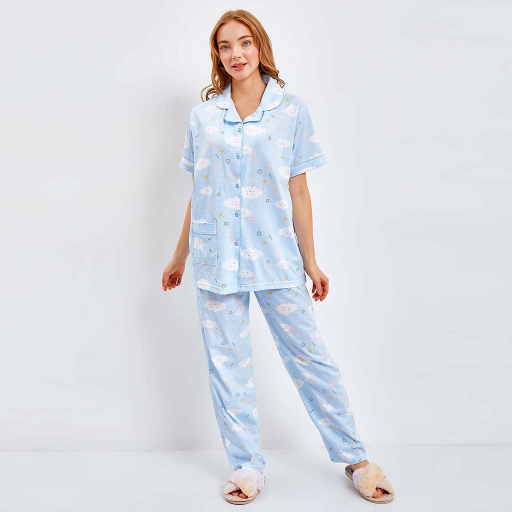 GREET NIGHT WEAR - Baju Kaos Katun Model : D-429 / PPK