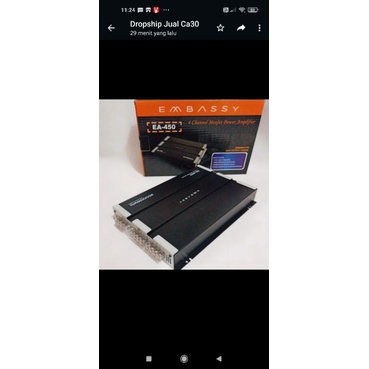 PAKET POWER EMBASSY EA450 SAMA DAN PARAMETRIK EMBASSY