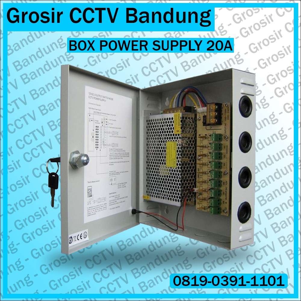 BOX POWER SUPPLY 20A
