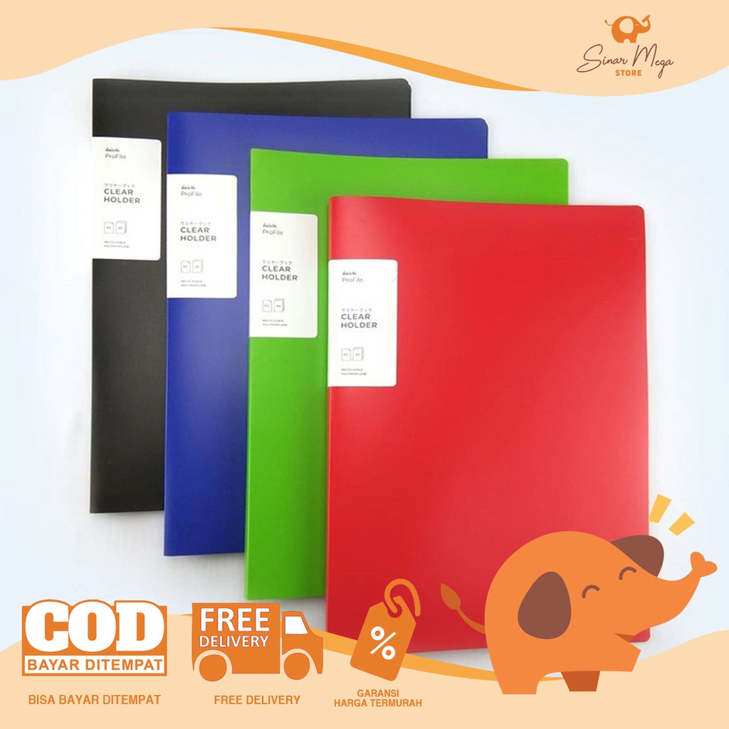 

Daiichi Clear Holder A4 40 Pocket / Map Dokumen Murah Berkulitas