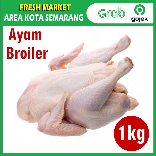 

[FRESH MARKET] Ayam Broiler Utuh Berat Kurang Lebih 1kg Kirim GRAB/GOSEND INSTAN SEMARANG