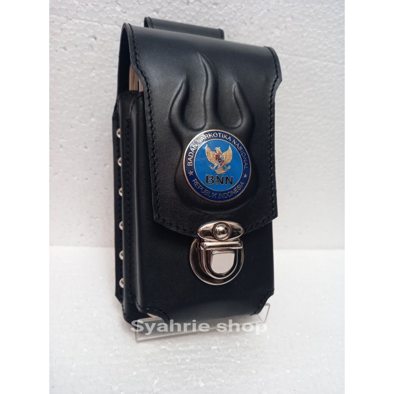 dompet sarung hp kulit asli logo (BNN)