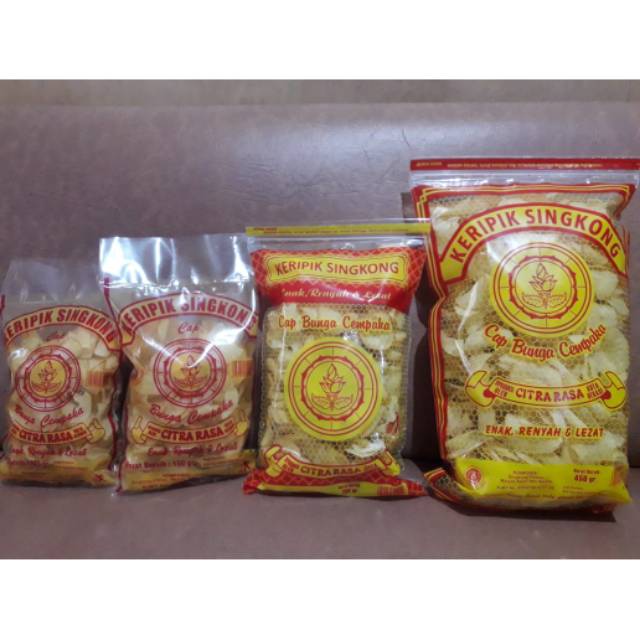

Keripik singkong cap bunga cempaka
