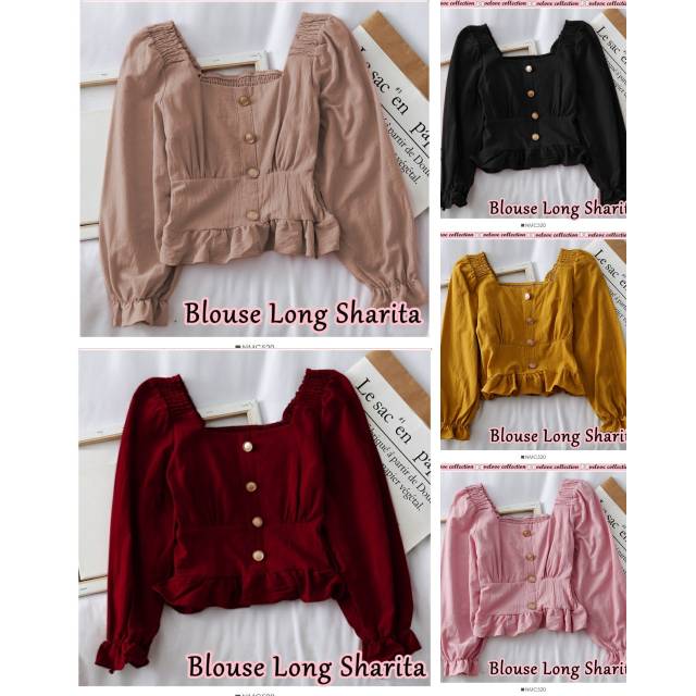 BLOUSE WANITA / long sharita *01