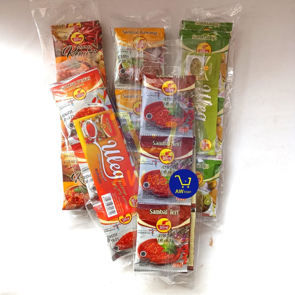 SAMBAL ULEG FINNA RENCENG (10 SACHET X 20 GRAM) - ALL VARIAN